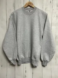 90s USA製 JERZEES 無地 ブランクスウェット M グレー us02