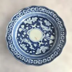 骨董　古伊万里？鮑型皿 蟹の装飾付き 江戸時代初期　桂又三郎極め付き 骨董 古伊万里？鮑型皿 蟹の装飾付き 江戸時代初期 桂又三郎極め付き