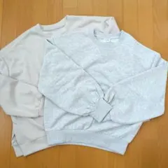 最終値下げ【新品未使用】ワークマンカラーズ ライトグレー スウェット2枚セット