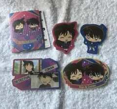 名探偵コナン 江戸川コナン 毛利蘭 SDダイカットステッカーセット ガチャ