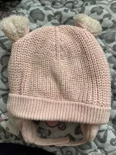 GAP ヘビー帽子　ピンク　6-12month 46センチ