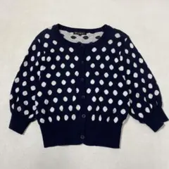 To b. by agnès b. ドット柄 コンパクトショートカーディガンのサムネイル