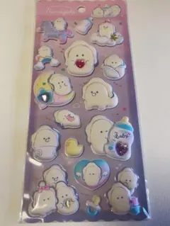 つぶらな瞳のぷくぷくシール