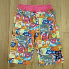 110　新品　タグ付き　ビッツ　猫柄　BITZ　ハーフパンツ　六分丈