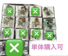 忍たま　ミニアクリルスタンド　乱太郎マンチョコシール