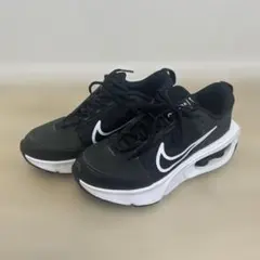NIKE Air Max ブラックホワイト スニーカー インターロック 24.5