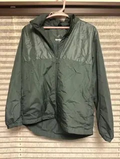 adidas ダークグリーン ナイロンジャケット M