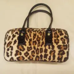 ヒョウ柄ハンドバック