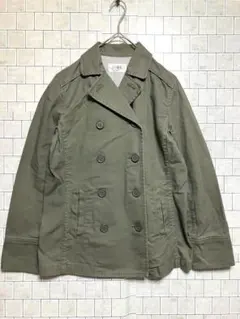 アイアイエムケーミリタリージャケット サイズ40 オリーブグリーン　シンプル