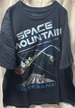ディズニー　スペースマウンテン　tシャツ　アトラクション　トゥモローランド