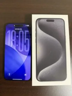 Apple iPhone 15 pro max 256GB ブラックチタニウム