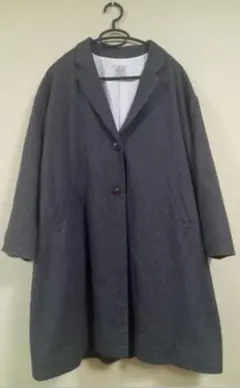 ツイードコート ロングコート