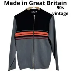 90s Sam Walker ヴィンテージ　ジップアップスキーニット　イギリス製