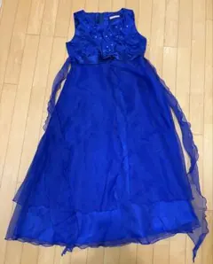 ジュニア　フォーマルドレス　青色