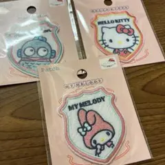 サンリオ エンブレムワッペン まとめ売り　セリア