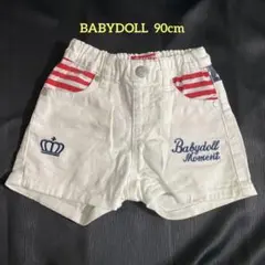 BABYDOLL★白パンツ★90cm