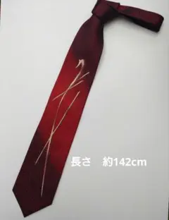 ＊高級刺繍　　大文字　ネクタイ ＊シルク