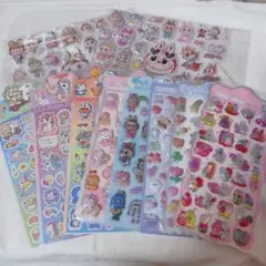 ラブブ 大容量 BONBONDROP キラキラステッカーシール 10点セット