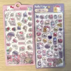 キティ 硬い立体シール 公式ライセンス