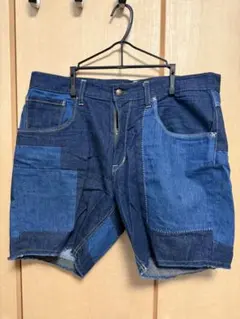 Gohemp デニム ショートパンツ パッチワーク 34のサムネイル