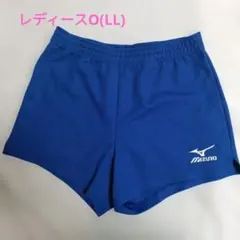 値下げ　Mizuno 青 ショートパンツ　バレーボールパンツ　レディースO LL