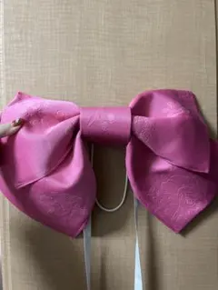 ピンク 花柄 浴衣帯