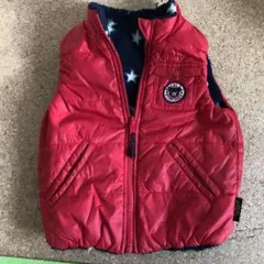 ミキハウス ダブルB ベスト レッド 90cm