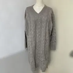 SRG092 AMERICAN HOLIC Vネックニットワンピース