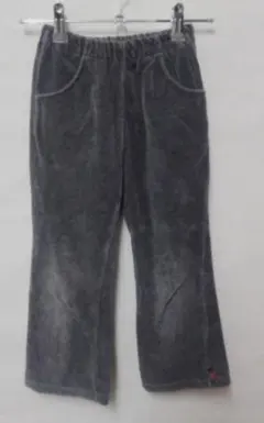 ★ファミリア★ベロア パンツ グレー 110 さくらんぼ ファミちゃん