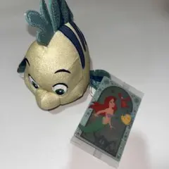 ディズニー Disney アリエル フランダー 肩のせぬいぐるみ くっつき