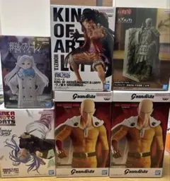 最新プライズフィギュア まとめ売り 6点　ワンパンマン、フリーレン、ワンピース他