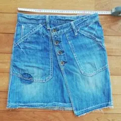アントゲージ　デニムラップスカート　Sのサムネイル