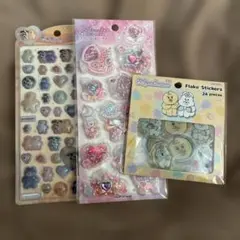 mojojojo うるちゅるシール　フレークステッカー　スパンコールパーティー