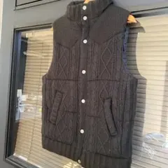 着回し自由自在　ニットダウンベスト