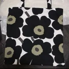 マリメッコ トートバッグ ウニッコ ブラック 中古品