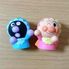 指人形　ゆび人形　ソフビ　あかちゃんバイキンマン　赤ちゃんアンパンマン