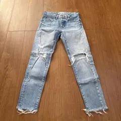 moussy ダメージデニム