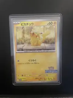 ピカチュウ　プロモ　イラストレーションコンテスト　2024