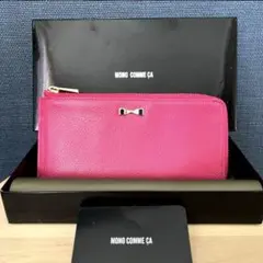 【新品未使用】モノコムサ　スリムＬ字ファスナー型長財布のサムネイル