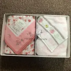 【新品】PIERRE BALMAIN ハンカチーフ＆タオルハンカチーフセット