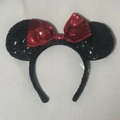 ミニー　カチューシャ　スパンコール