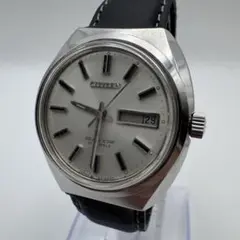 【稼動品】CITIZEN シチズン 61-6133 腕時計 ウォッチ レザー