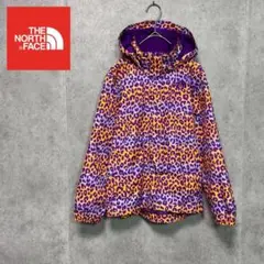 【美品】ノースフェイス キッズ ナイロンジャケット ヒョウ柄 レオパード