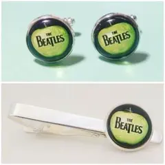 ビートルズ　アップル　カフスボタン＆ネクタイピンセット