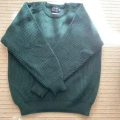 IVYLEAGUERSCLUB グリーン　セーター　ウール１００％　古着