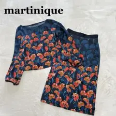 martinique マルティニーク 花柄 セットアップ 1 日本製 薄手