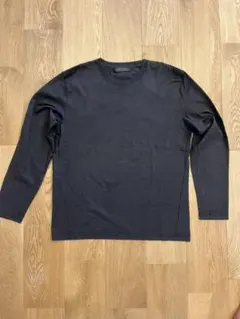 nano universe メンズ長袖Tシャツ ブラック Ｌサイズのサムネイル