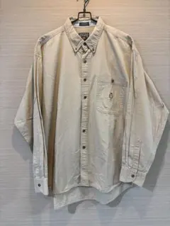 CHAPS Ralph Laurenボタンダウンシャツ ベージュXL