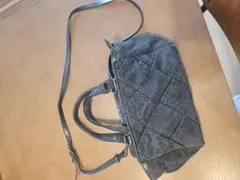 付属品完備 DIESEL キルティングデニム トートバッグ スタッズ h533 