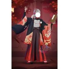 基萌製 原神 楓原万葉 五歌仙 赤人 コスプレ 衣装